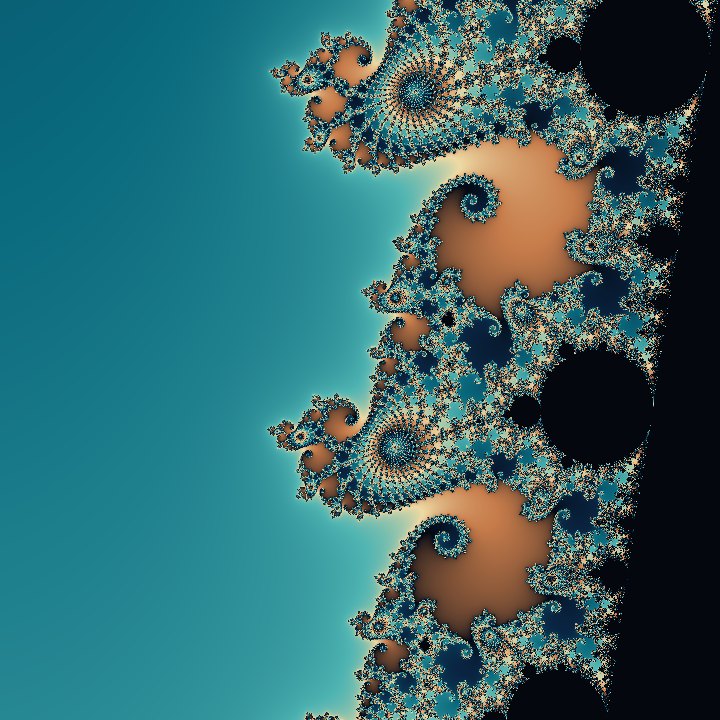 Seahorse valley in the Mandelbrot set